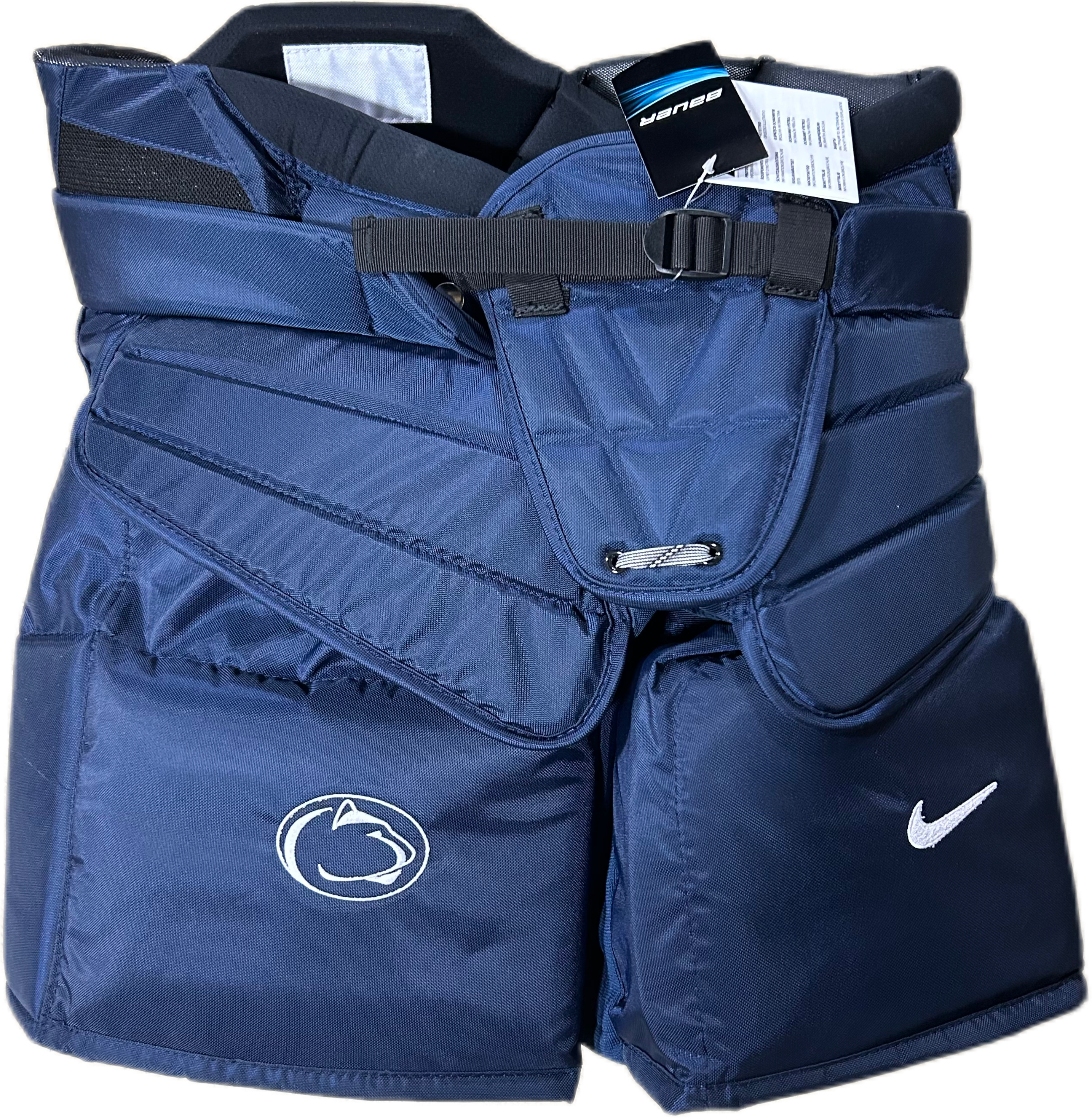Bauer Pro - Pantalon de gardien NCAA Pro Stock (bleu marine)